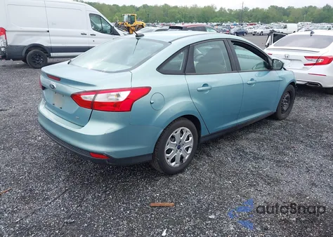 2012 Ford Focus Se из США, поврежденный, VIN 1FAHP3F23CL407585